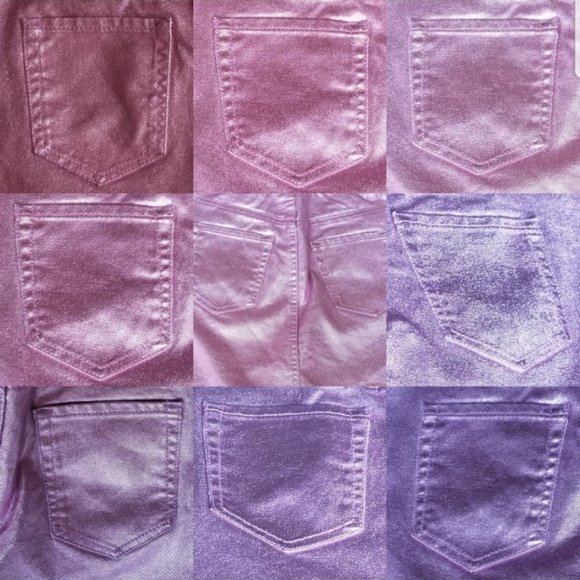 Glitter Halo / Holographic Pink Mini Skirt | NWOT - Picture 5 of 6